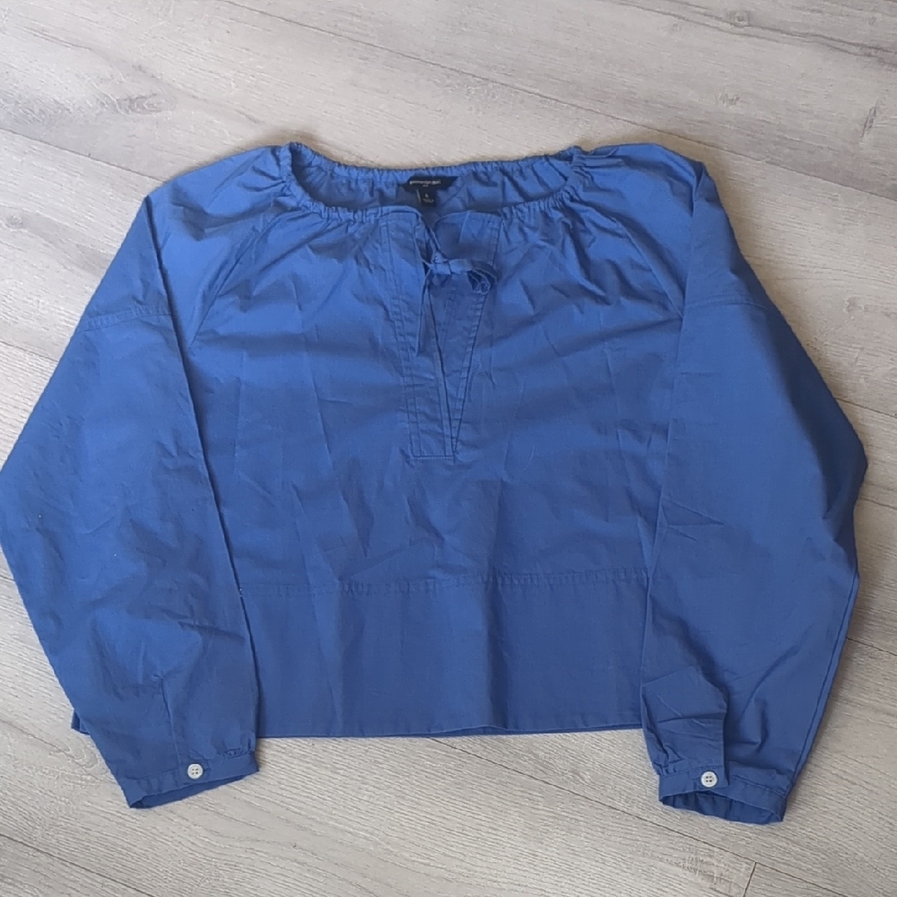 Banana Republic Azure Tie-Front Top